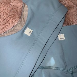 VUORI BRA AND LEGGINGS SET LIGHT BLUE